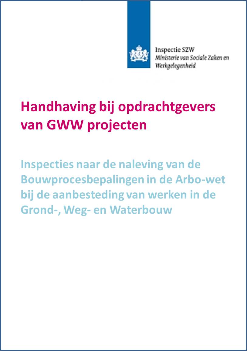 Handhaving bij opdrachtgevers van GWW projecten